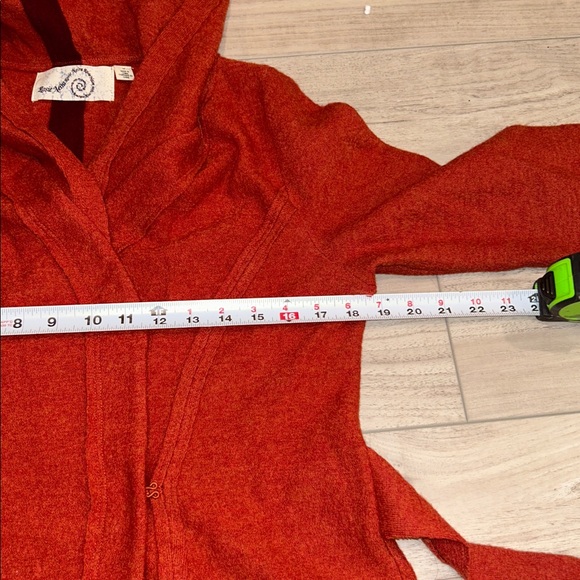 Anthropologie Rosie Neira S Boiled Wool Wrap Jacket Sweater Coat HoodedCardigan - Picture 12 of 14